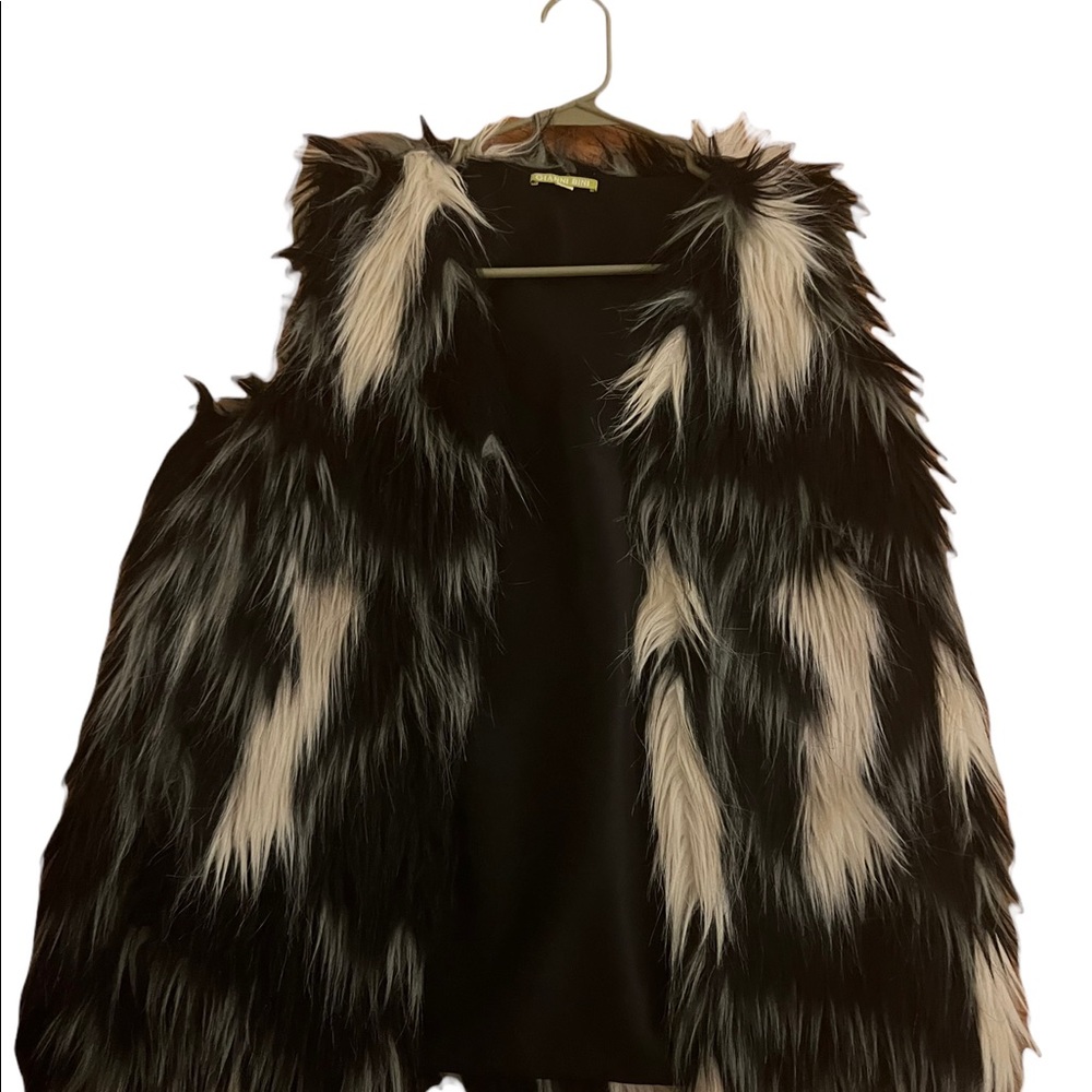 Faux fur vest